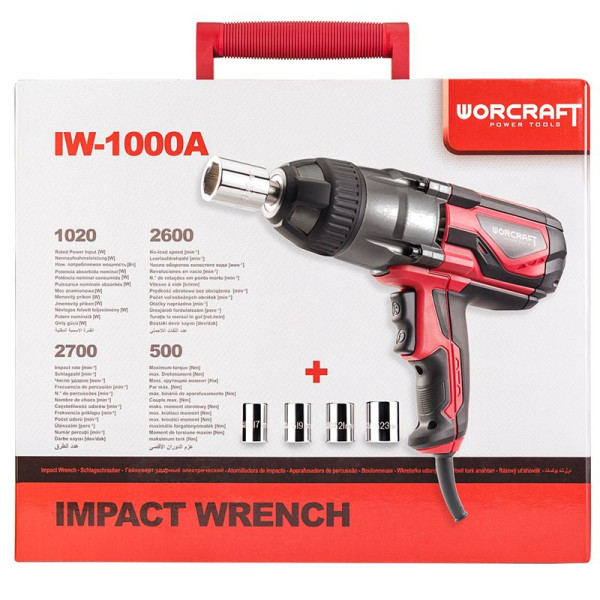 Гайковерт ударний електричний WORCRAFT IW-1000A