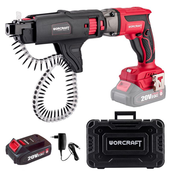 Акумуляторний безщітковий шуруповерт стрічковий WORCRAFT CDIS-S20LiBM