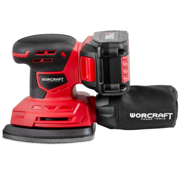 Акумуляторна шліфмашина дельтовидна вібраційна WORCRAFT CPMS-S20Li