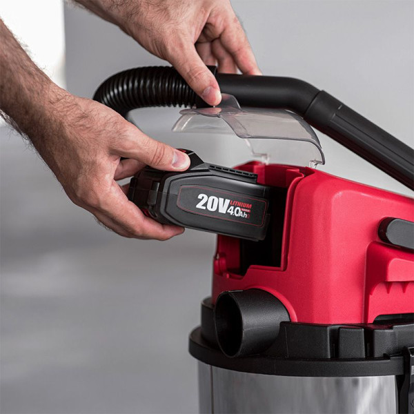 Акумуляторний будівельний пилосос WORCRAFT CVC-S20Li-20L