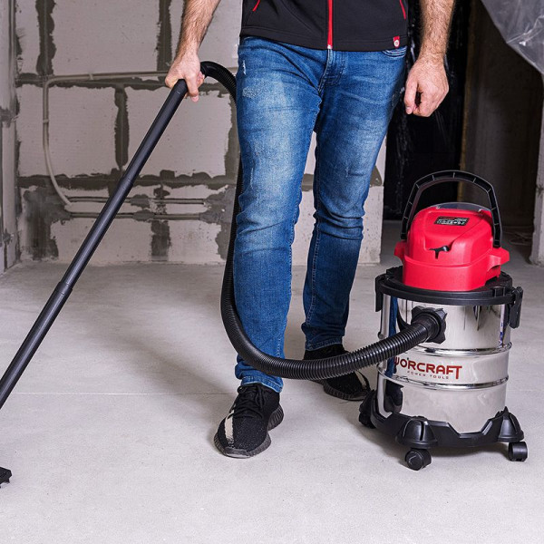 Акумуляторний будівельний пилосос WORCRAFT CVC-S20Li-20L