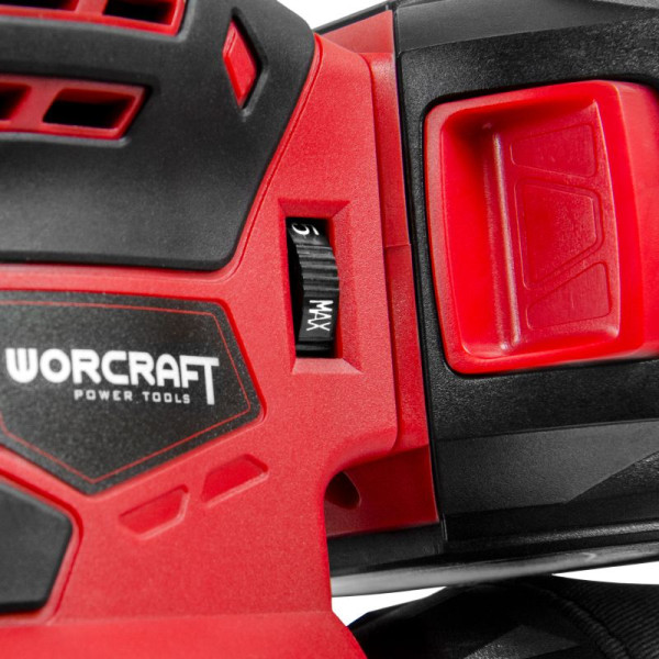 Акумуляторна шліфмашина ексцентрикова WORCRAFT CRS-S20Li