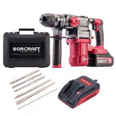 Акумуляторний безщітковий перфоратор бочковий WORCRAFT CRH‑S20LIBDM