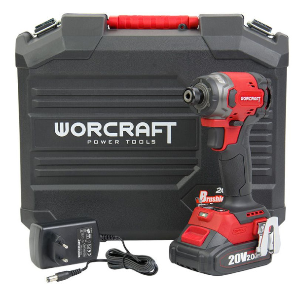 Акумуляторний безщітковий гвинтоверт ударний WORCRAFT CIS‑S20LiBM‑260